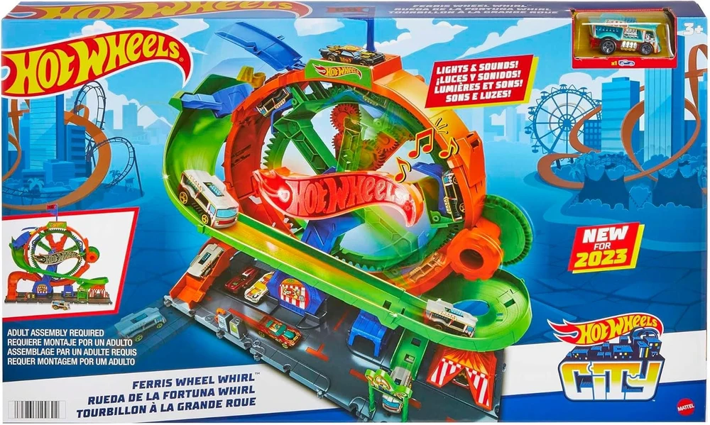 „Hot Wheels“ transformuojamas lenktynių bokštas HKX46
