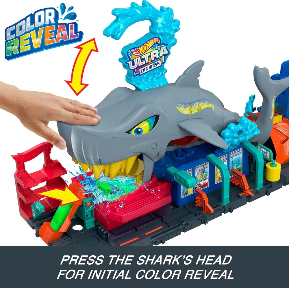 Hot Wheels Ultra Shark automobilių plovykla HTN82
