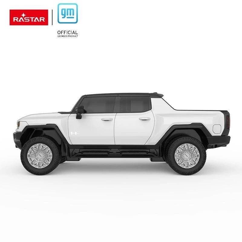 Hummer EV mastelis 1:26 Rastar 93100 valdomas baltas automobilis