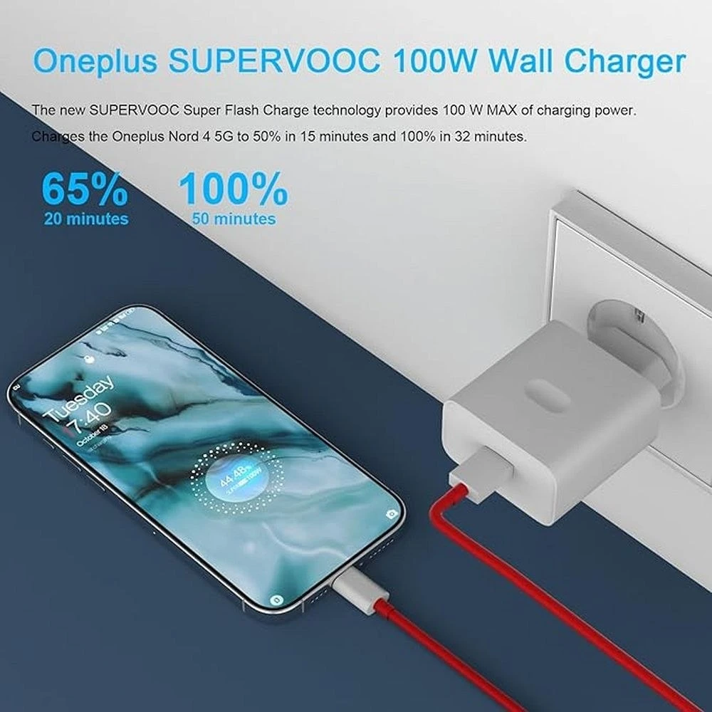 Originalus „OnePlus“ įkroviklis VCBAOBEH 100W, urmu