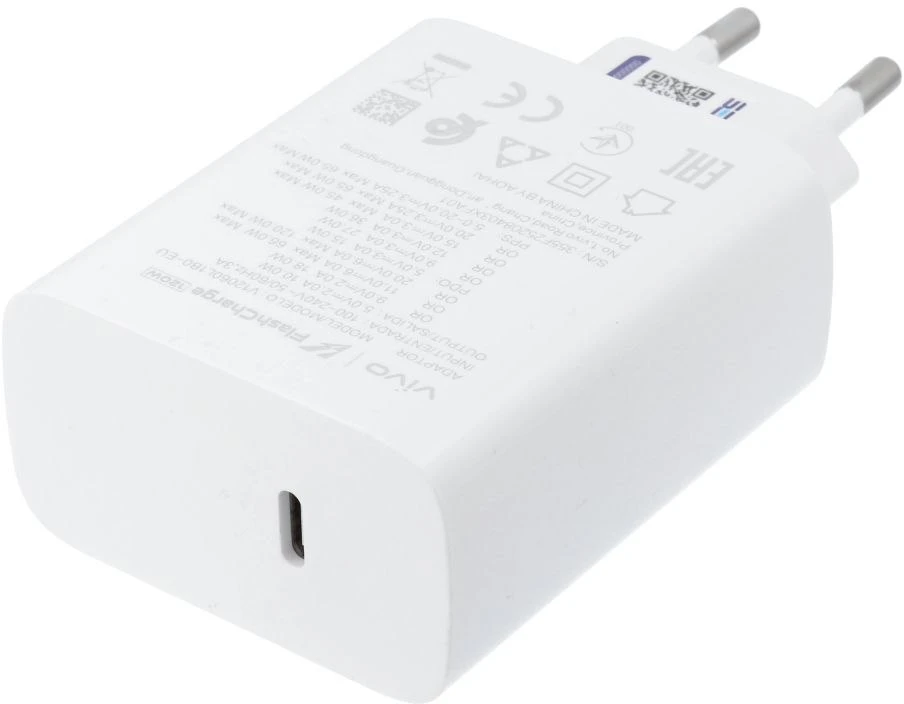 Inne VIVO originalus pakrovėjas Flash Charge USB C 3A 120W V12060L1B0 baltas masinis