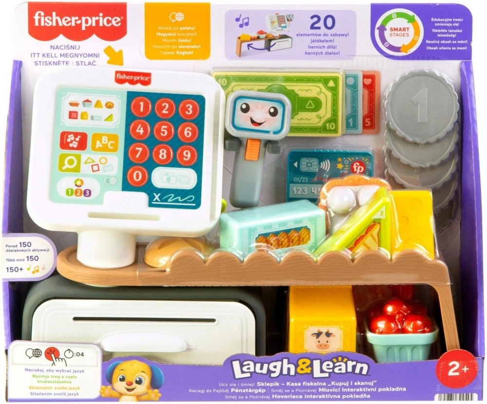 Interaktyvi Fisher Price parduotuvės kasa žaislas