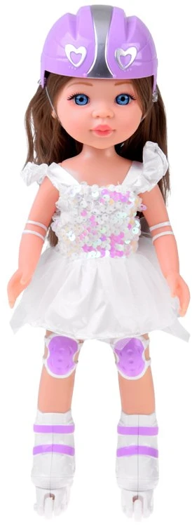 Jokomisiada Interactive Dancing Doll on Roller Skates 35cm Plays Melodies ZA6362