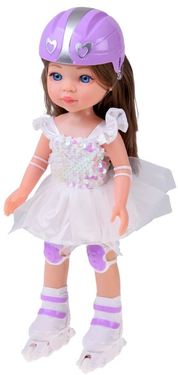 Jokomisiada Interactive Dancing Doll on Roller Skates 35cm Plays Melodies ZA6362