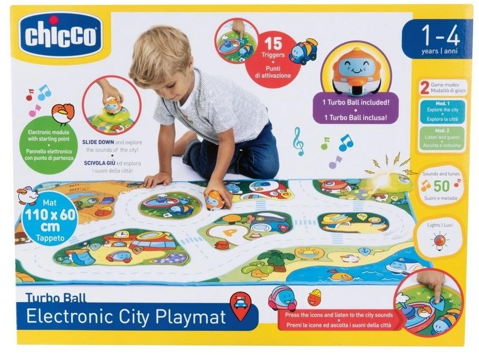 Chicco Trubo Team City elektroninis kilimėlis
