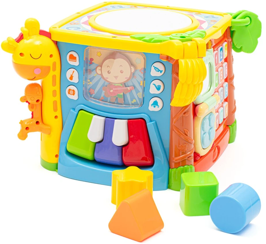 Interaktyvus muzikinis edukacinis žaislas kubas Baby Mix