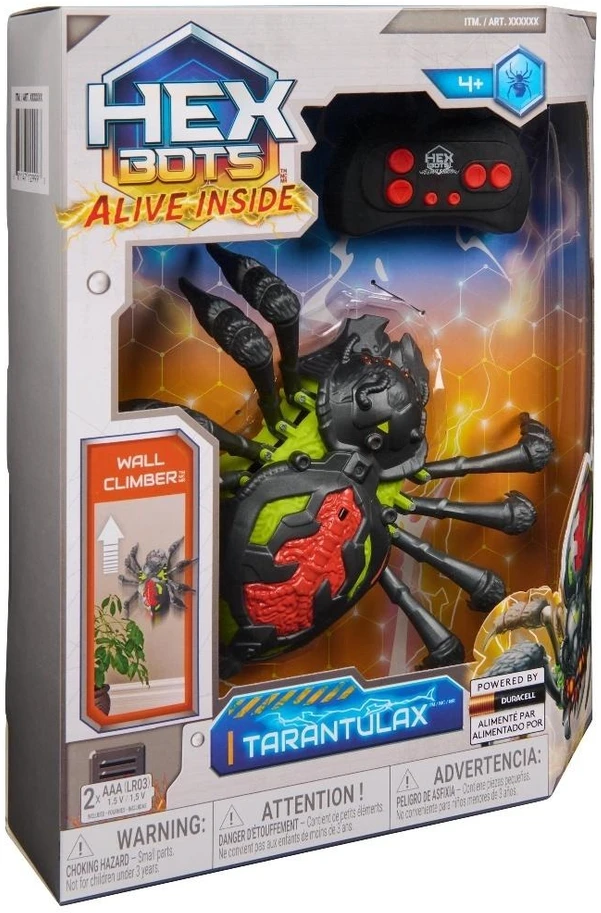 HEX BOTS Interaktyvus sienomis laipiojantis voras