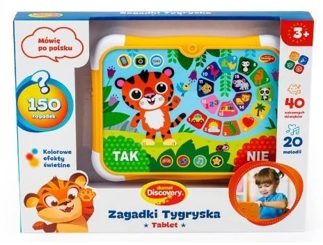 DUMEL DG 50164 Tigro mįslių planšetė