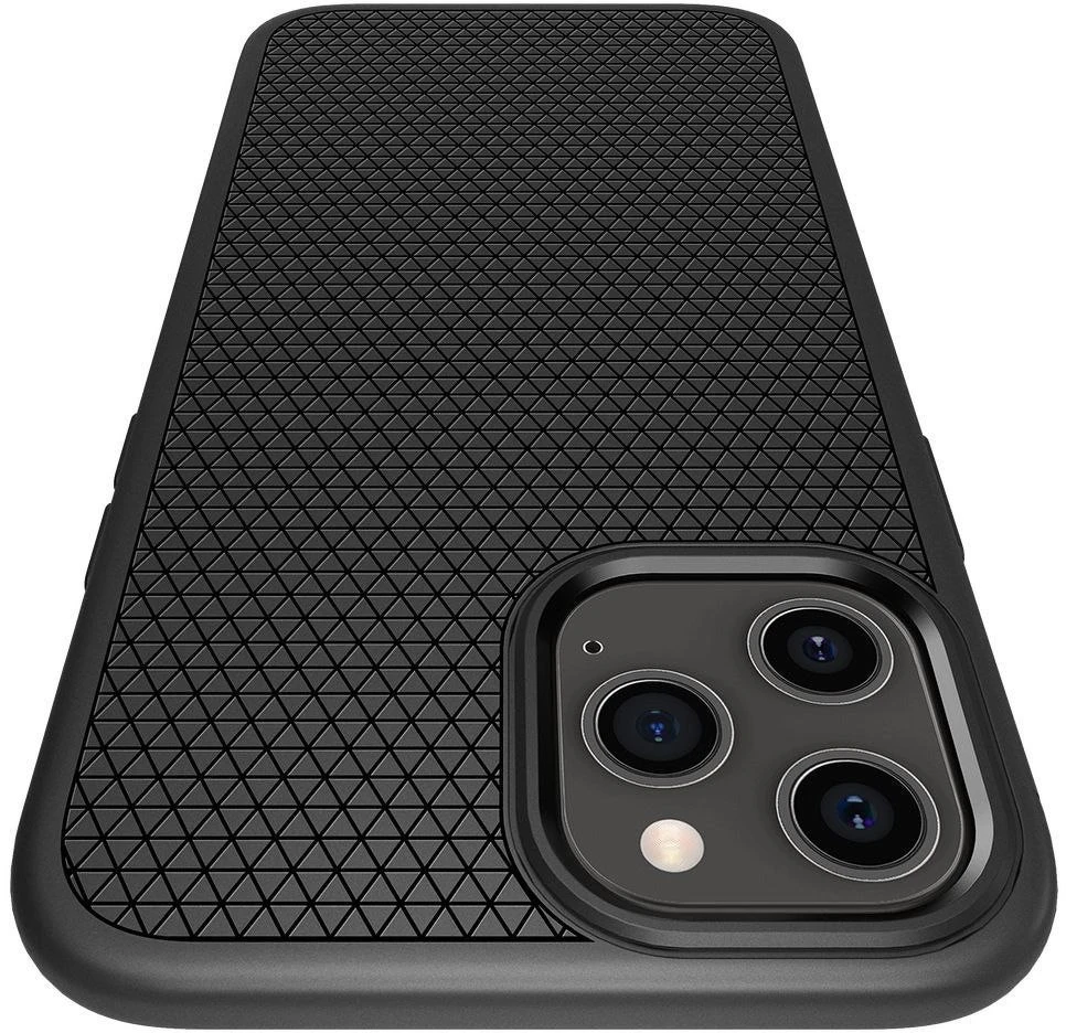 Spigen Liquid Air dėklas skirtas Apple iPhone 12 Pro / 12, spalva - Matte Black