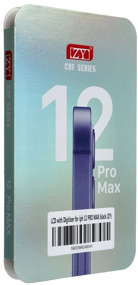iPhone 12 Pro Max LCD ekranas su skaitmeniniu keitikliu, juodas (ZY-LTPS) perkeliamas IC