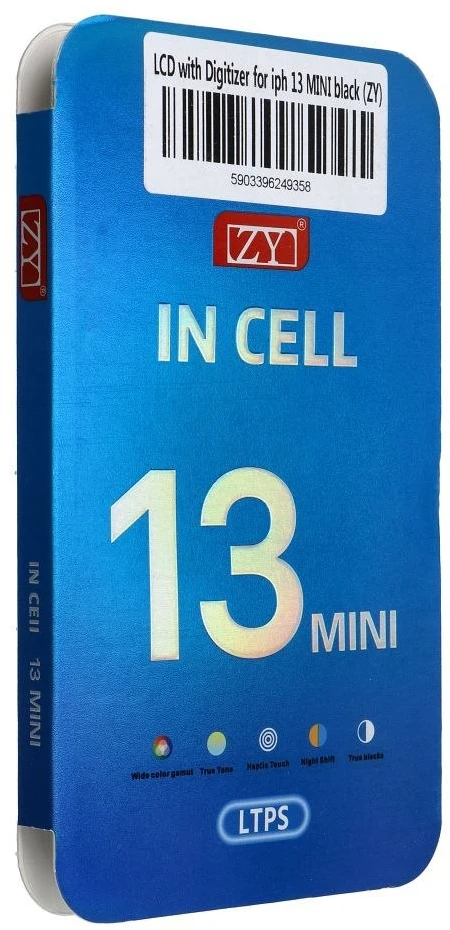 iPhone 13 Mini LCD ekranas su skaitmeniniu keitikliu, juodas (ZY-LTPS)