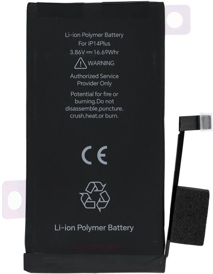 JCID diagnozuojama (naudota) „iPhone 14 Plus“ baterija, 4325 mAh (standartinė talpa)