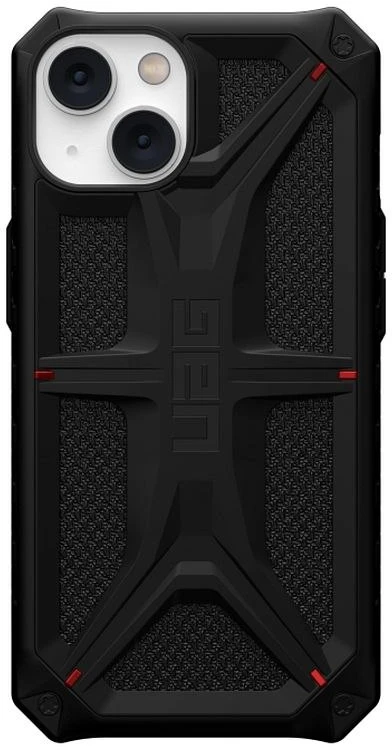 UAG Urban Armor Gear dėklas MONARCH, skirtas IPHONE 14 Plus, juodas, kevlarinis