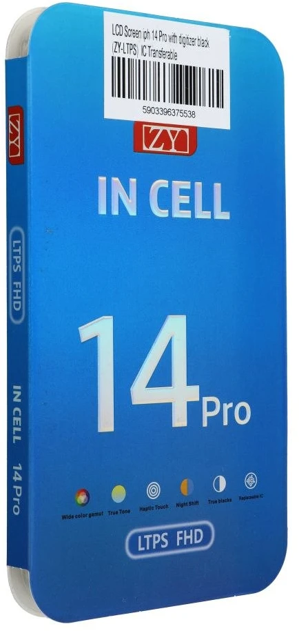 LCD ekranas iPhone 14 Pro su skaitmeniniu keitikliu, juodas (ZY-LTPS), perkeliamas IC