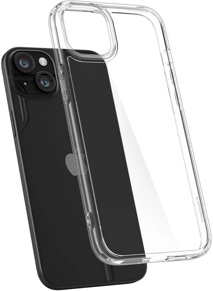 Spigen Ultra Hybrid dėklas skirtas Apple iPhone 15, spalva - Crystal Clear