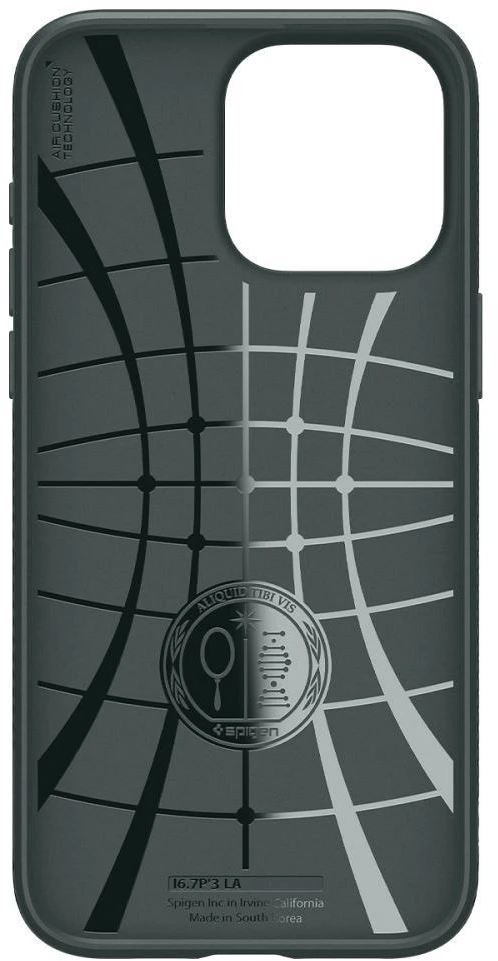 Spigen dėklas LIQUID AIR skirtas Apple iPhone 15 Pro Max abyss žalias