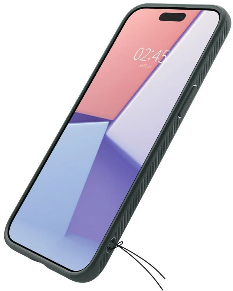 Spigen dėklas LIQUID AIR skirtas Apple iPhone 15 Pro Max abyss žalias