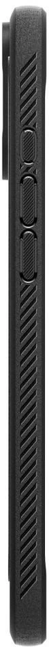 Spigen dėklas RUGGED ARMOR MAG compatible su MagSafe skirtas iPhone 16 matte juodos spalvos