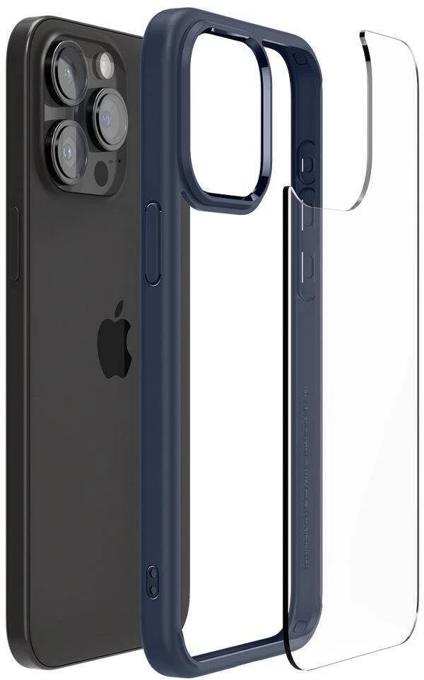 Spigen dėklas ULTRA HYBRID skirtas iPhone 16 Pro Max navy mėlynas