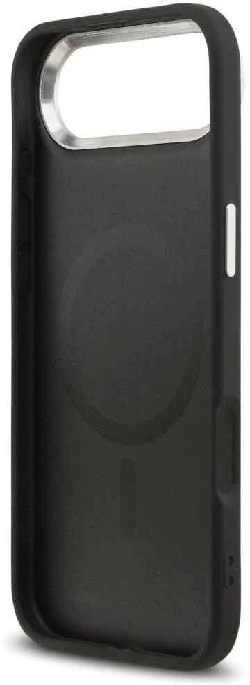 Karl Lagerfeld Karl & Choupette smeigtukų MagSafe dėklas, skirtas iPhone Air, juodas