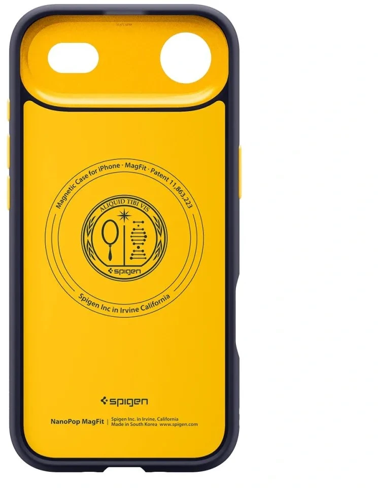 Spigen Nano Pop MagSafe dėklas skirtas iPhone 17 Air – tamsiai mėlynos spalvos