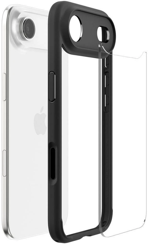 Dėklas Spigen Ultra Hybrid, matte juodas - iPhone Air