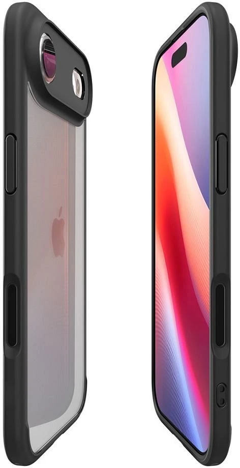 Dėklas Spigen Ultra Hybrid, matte juodas - iPhone Air