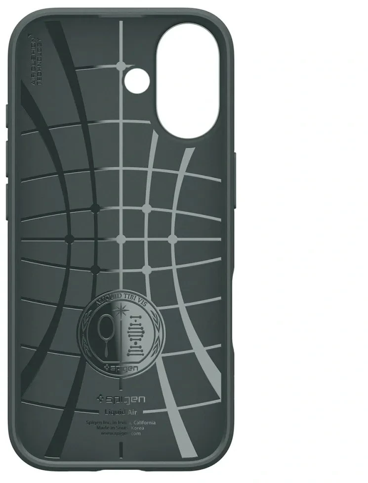 SPIGEN dėklas LIQUID AIR iPhone 17 abbys žalias