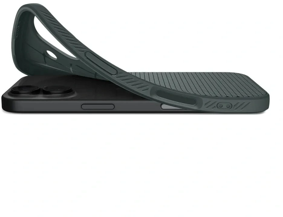 SPIGEN dėklas LIQUID AIR iPhone 17 abbys žalias