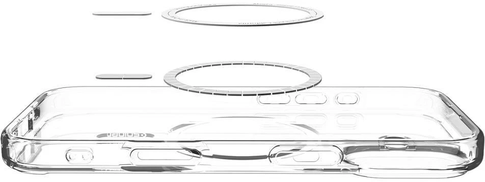Spigen Ultra Hybrid MagSafe dėklas skirtas iPhone 17 – baltos spalvos