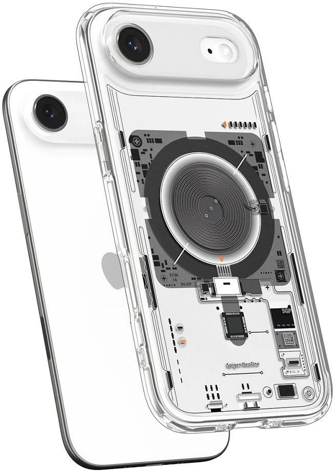 Spigen Ultra Hybrid MagSafe dėklas skirtas iPhone 17 Air Neo One – skaidrus