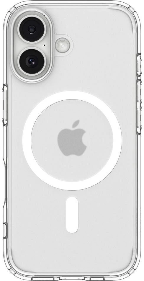 Spigen Ultra Hybrid MagSafe dėklas skirtas iPhone 17 – baltos spalvos