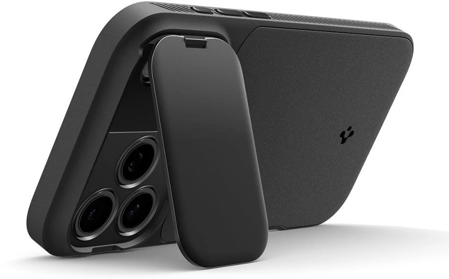 Dėklas Spigen Optik Armor MagSafe, juodas - iPhone 17 Pro Max