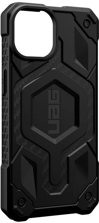 UAG Urban Armor Gear dėklas MONARCH, suderinamas su „MagSafe“, skirtas IPHONE 14 Plus, anglies pluošto