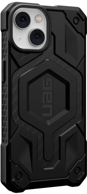 UAG Urban Armor Gear dėklas MONARCH, suderinamas su „MagSafe“, skirtas IPHONE 14 Plus, anglies pluošto