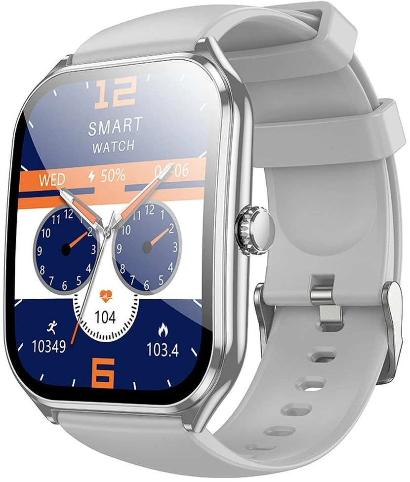 Išmanusis laikrodis Hoco 1,96" AMOLED IP67 with call function Y28 sidabrinis