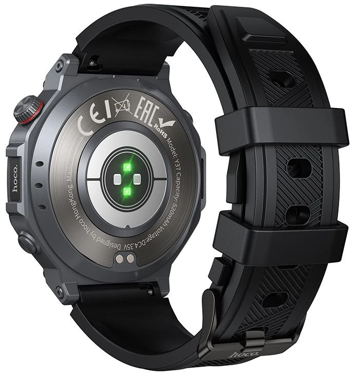 Išmanusis laikrodis Hoco 1,43" AMOLED GPS with call function Y37 juodas