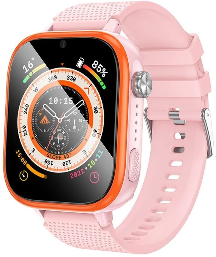 Išmanusis laikrodis for kids Hoco 1,83" 4G GPS with call function Y101 pink