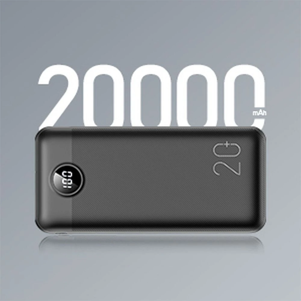Powerbank Veger L20S (VP2039PD / W2039PD) PD QC3.0 2A 20W 20000 mAh baltas