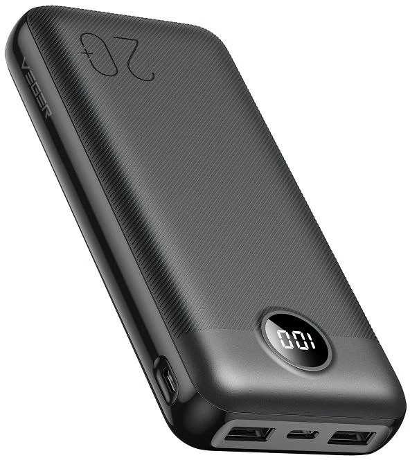 Powerbank Veger L20S (VP2039PD / W2039PD) PD QC3.0 2A 20W 20000 mAh baltas