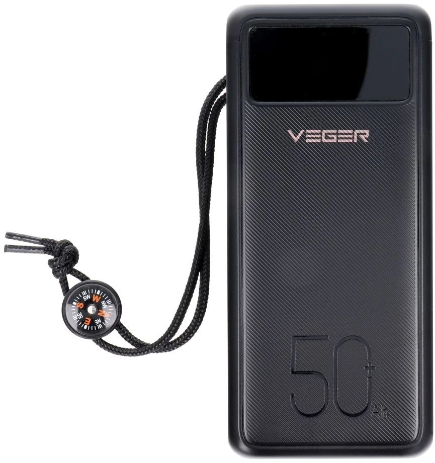 Powerbank Veger Tank Lite (W5001) PD QC3.0 5A 22,5W 50000 mAh juodas