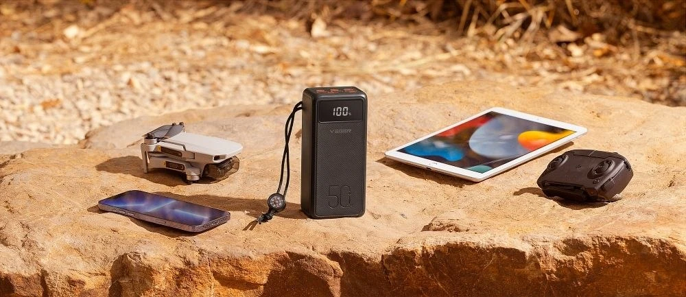 Powerbank Veger Tank Lite (W5001) PD QC3.0 5A 22,5W 50000 mAh juodas