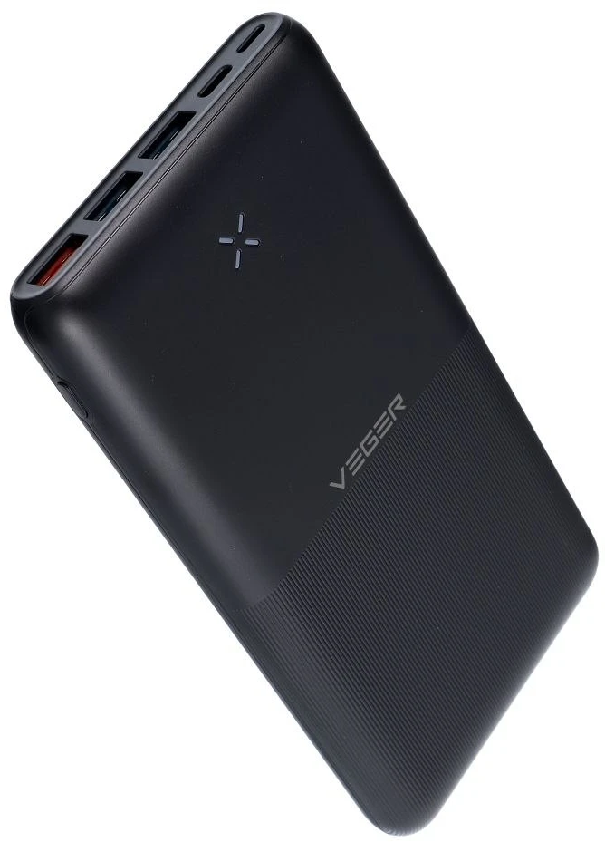 Powerbank Veger (W2060) PD QC3.0 3A 20W 20000 mAh juodas