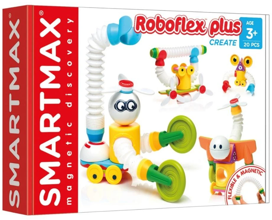 Iuvi Games Edukacinis magnetinių kaladėlių rinkinys Roboflex PLUS
