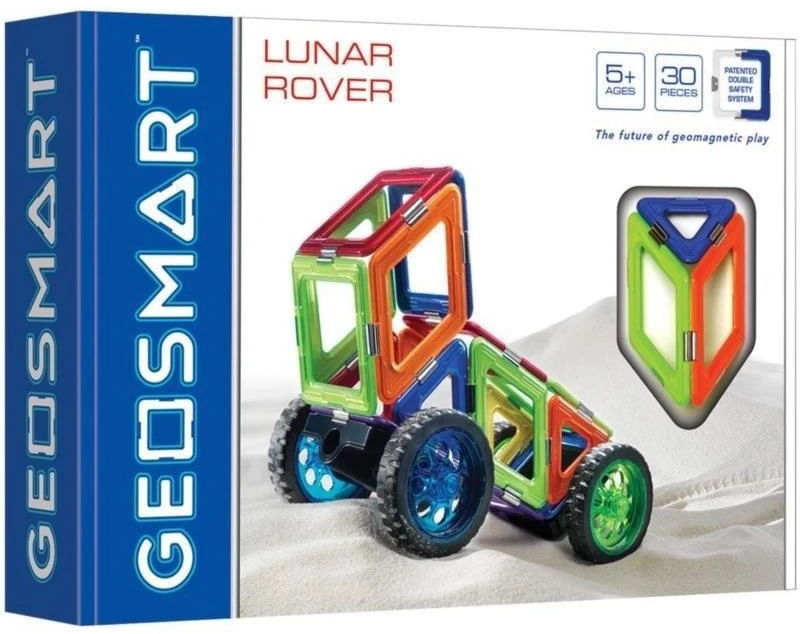 Iuvi Games GEOSMART magnetinis konstruktorius su RC Lunar Rover 30 vnt., GEO211