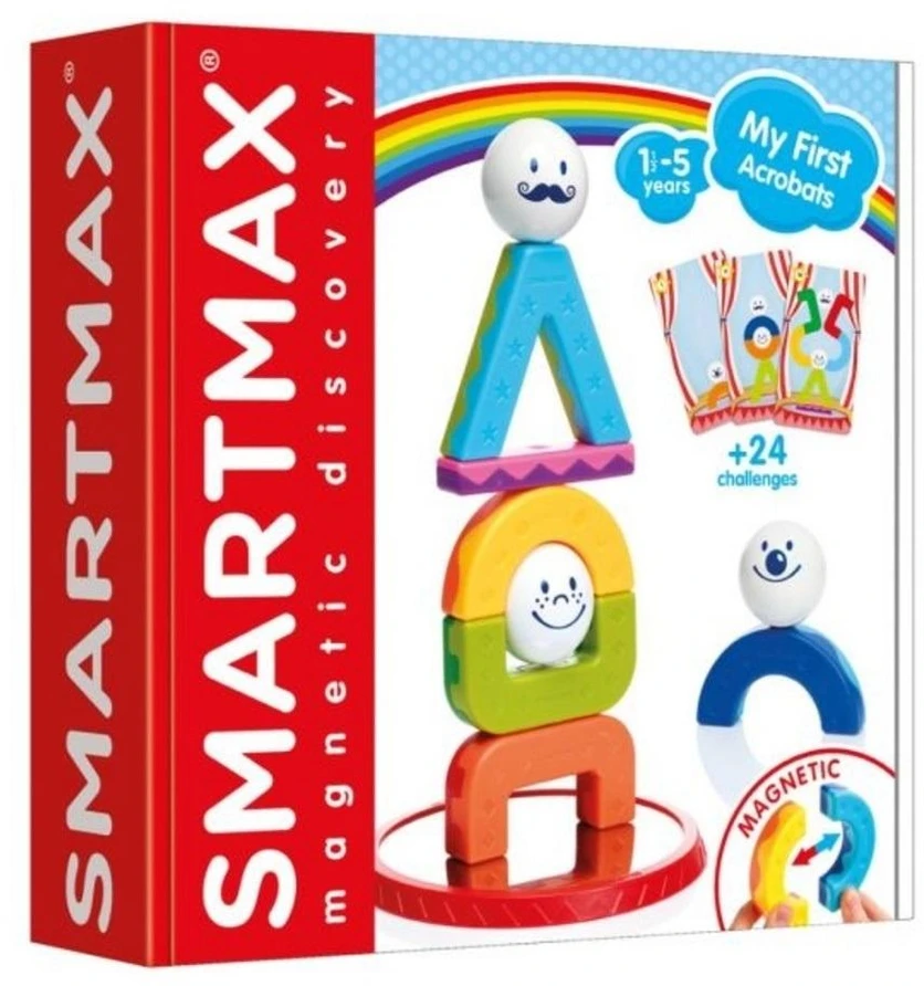 Iuvi Games Magnetinis konstruktorius smartmax mano pirmieji akrobatai su veidrodžiu ir metalinėmis dalimis