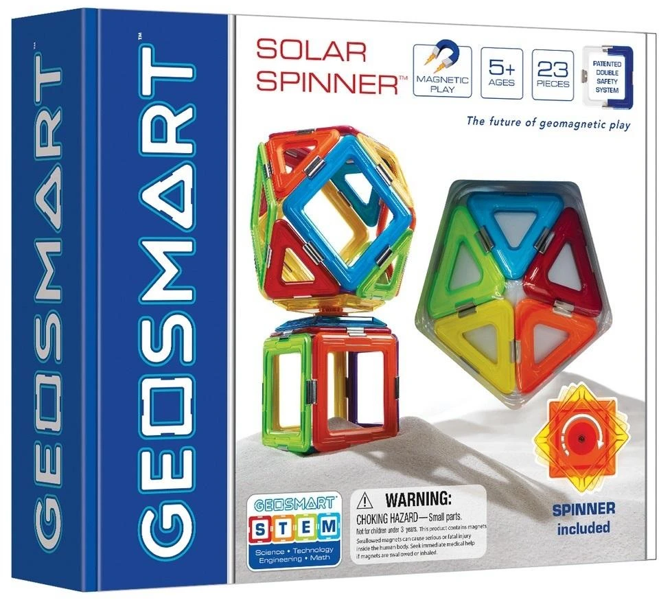 Iuvi Games GEOSMART magnetinis konstruktorius su RC Solar Spiner 23 vnt., GEO200