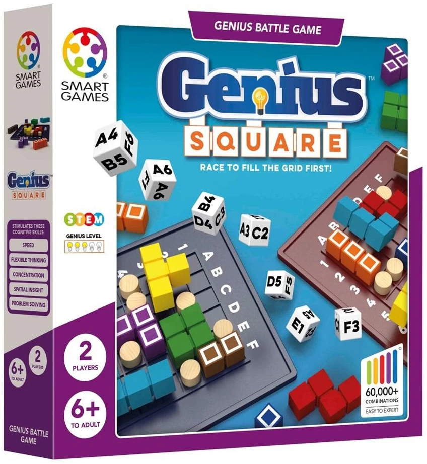 Iuvi Games Stalo žaidimas Genius Square su užduotimis 5 lygių