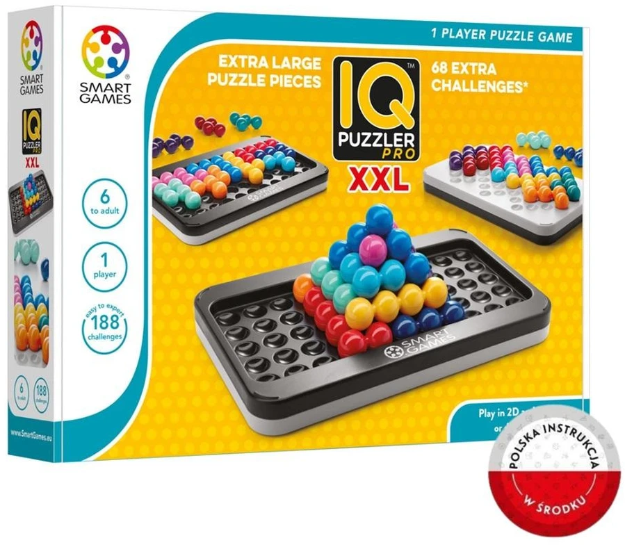 Iuvi Games Stalo žaidimas IQ Puzzler Pro XXL 2D ir 3D iššūkiai