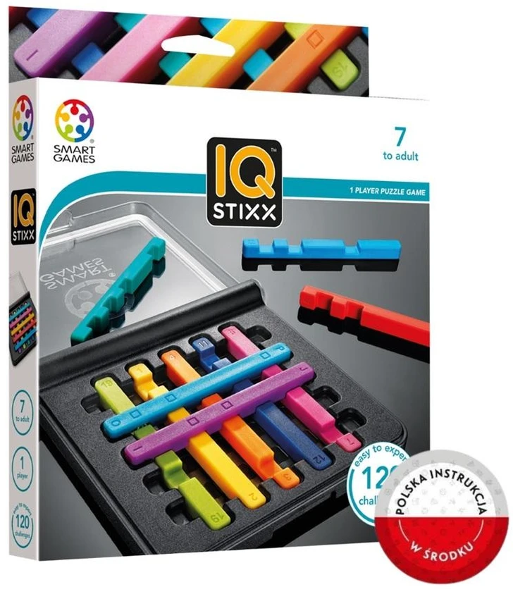 Brain Games Iuvi Games Stalo žaidimas IQ Stixx su 120 užduočių